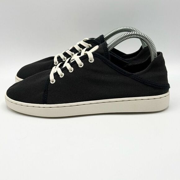 OluKai Pehueali Black Lace Up Slip On Sneakers - Women’s US 7 - Picture 5 of 11